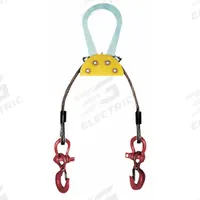 Load Leveling Sling,6 t Cap (MPN 52-6-9). Key specifications — Brand: CALDWELL; Rope Coating Type: Uncoated; Sling Material: Steel; Source of Supply: Made in USA.