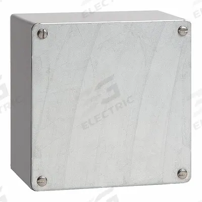 HOFFMAN Enclosure: Steel, 24 in x 24 in x 8 in, NEMA 12/3, Solid Cover - Steel Dust-Tight Enclosures
