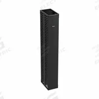 PANDUIT Vertical Dual-Sided Manager: Vertical, 45 U, Dual Side Sides, 83 7/8 in Overall Ht, Steel (MPN PR2VD12). Key specifications — Color: Black; Includes: (2) Doors; Orientation: Vertical; Brand: PANDUIT; Material: Steel; Number of Sides: Dual Side; Product Type: Dual-Sided Manager.