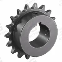 TSUBAKI Single Strand Sprocket: 40, For 1/2 in Chain Pitch, 1 1/4 in Bore Dia, 18 Teeth, Steel (MPN 40B18F-1 1/4). Key specifications — Brand: TSUBAKI.