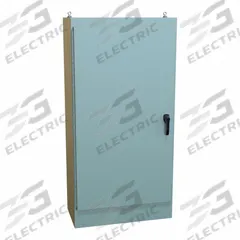 HAMMOND Electrical Enclosure: Steel, 72 in x 36 in x 18 in, NEMA 12, Solid Cover, Hinged (MPN 1418Y18). Key specifications — Brand: HAMMOND; Closure Method: Handle; Knockouts: Not Included.