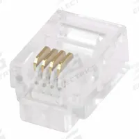 MONOPRICE Modular Plug: Modular Plug RJ11, Stranded, 50pk Pack Size, 50 (MPN 7315). Key specifications — Brand: MONOPRICE; Color: Clear; Compatible Cable Shape: Round; Compatible Number of Fibers: Simplex; Compatible Wire Solid/Stranded: Stranded; _Pack Size: 50pk.