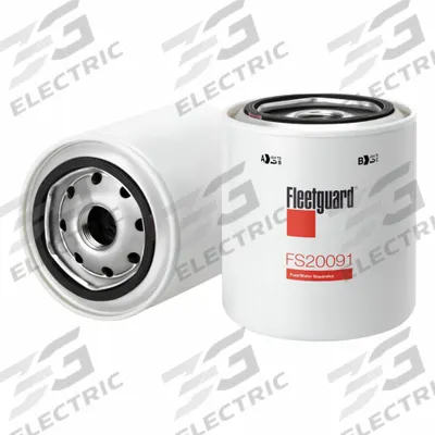 FLEETGUARD Automotive Fuel Filter: 15 5/16 in Overall Lg, 3 11/16 in Outside Dia - Spin-On Fuel/Water Separators