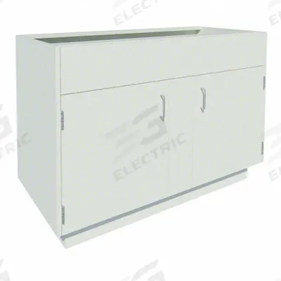 INSTOCK Sink Base Cabinet: 35 1/8 in Overall Ht, 22 in Overall Dp, 4 1/4 ft Overall Wd - Sink Cabinets