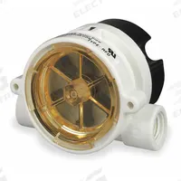GEMS SENSORS Flow Indicator: Rotor, Polypropylene, 1/2 in FNPT, 1/2 in Connection Size, FNPT, Buna-N (MPN RFO, 155481). Key specifications — Brand: GEMS SENSORS; Sight Material: Polysulfone; Connection Type: FNPT; Flow Direction: Horizontal Left; Seal Material: Buna-N; Wetted Material: Ceramic.