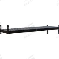 HALLOWELL Shelf: 48 in x 24 in, 700 lb Load Capacity, Steel, 4 ga Decking, Black, Shelf (MPN DRHCWL4824ME). Key specifications — Decking Material: Steel; Includes: (4) Beams; Decking Finish: Powder Coated; Shelf Configuration: Single Straight; Color: Black; Frame Material: Steel; Brand: HALLOWELL; Frame Finish: Powder Coated.