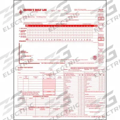 JJ KELLER Drivers Daily Logbook 5 In 1: Driver's Daily 5-in-1 Log Book, Carbonless - Tractor-Trailer & Truck Driver Logbooks