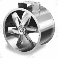DAYTON Tubeaxial Fan: Corrosive Vapor, 24 in Blade, 50 sones Max Noise Level @ 5 Feet, Belt Drive (MPN 166293). Key specifications — Brand: DAYTON; Includes Drive Package: No; Mounting Orientation: Vertical.