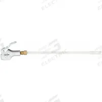 GUARDAIR Air Gun: Thumb-Lever Grip, Aluminum, 1/4 in Female NPT, 1 Nozzle(s), Straight, Focused (MPN 900LJ012NN). Key specifications — attr1328526: Aluminum; attr1328500: Extension and Nozzle; attr1328508: GUARDAIR; attr1328515: No; attr1328533: Yes.