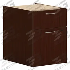 HON Desk Pedestal: Mahogany, 2 Drawers, 15 in Overall Wd, 20 in Overall Ht, 20 in Overall Dp (MPN HLPLPHBF.LTM1). Key specifications — Brand: HON; Color: Mahogany; Product Type: Desk Pedestal.