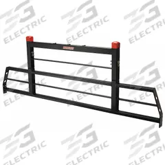 WEATHER GUARD Cab Protector: 71 in Overall Wd, 4 in Overall Ht, 26 3/8 in Overall Lg, Steel, Black (MPN 1908). Key specifications — For Use With: Full-Size Pickups; Color: Black; Product Type: Cab Protector; Material: Steel; Brand: WEATHER GUARD.