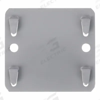 TENNSCO Tie Plate: 3 in x 2 3/4 in, Gray, Steel - Connector Plates for Boltless Shelving
