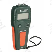 EXTECH Moisture Meter: Digital, LCD, Pin, Protective Cap, ±3% Moisture Content Accuracy, Impact Pin (MPN MO50). Key specifications — attr999354: Digital; attr1009284: Impact Pin; attr1009272: Built-In Material Library; attr999347: Drywall; attr999350: LCD; attr999383: ±3%; attr999345: EXTECH.