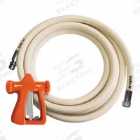 SANI-LAV Spray Nozzle with Hose: 3/4 in Connection Size, FGHT, EPDM/Stainless Steel, Instant, White (MPN H25W3NP1). Key specifications — Nozzle Color: White; Material: EPDM; Nozzle Shutoff Type: Instant; Brand: SANI-LAV.