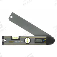 GENERAL TOOLS Digital Angle Finder: 0°to 225°, Included, 2 Level, 7/8 in x 12 in, LCD, Aluminum (MPN TS02). Key specifications — attr936230: Aluminum; attr936215: GENERAL TOOLS; attr936216: 3V Lithium; attr936219: ±0.3°; attr936223: LCD; attr936853: 2 Level; attr938125: Included.