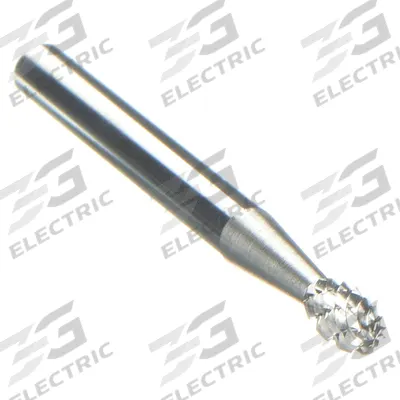 WIDIA METAL REMOVAL Carbide Bur: Oval, SE-41, Double Cut, 1/8" x 7/32" Head - Double-Cut Oval Burs