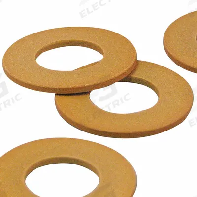 BUNTING BEARINGS Thrust Washer: 1 in Bore, PTFE, JLON 5500, 2 in OD, 0.125 in Thick - Plastic Thrust Washers for Non-Hardened Surfaces