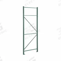 STEEL KING Pallet Rack Upright: Teardrop, 12 ft Overall Ht, 36 in x 3 in, Green, Steel (MPN RTFAP036144F01VG). Key specifications — Color: Green; Brand: STEEL KING.