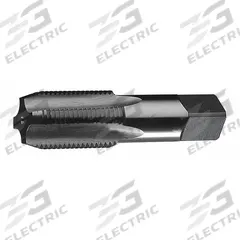 CLE-LINE Pipe and Conduit Thread Tap: 1/4"-18 NPS, 4 Flute, Semi-Bottoming Chamfer, High Speed Steel (MPN C64232)