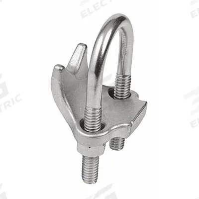 CALBRITE Right Angle Clamp: 316 Stainless Steel - Beam Mounts for Conduit, Pipe & Cable