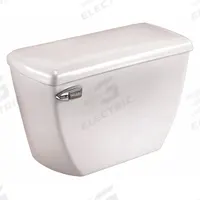 GERBER Toilet Tank: Ultra Flush®, Not ADA Compliant, Left Hand Trip Lever, 1 gpf Gallons per Flush (MPN GUF28380SP). Key specifications — Flush Handle Type: Left Hand Trip Lever; Features: EcoFlush® Pressure Vessel; Color: White; Brand: GERBER.