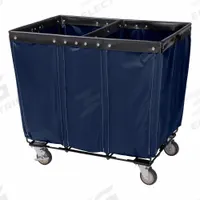 ROYAL BASKET TRUCKS Basket Truck: 14.9 cu ft, 42 lb, 36 in L x 26 in W x 33 1/2 in H, Navy Blue (MPN R36-VVV-PWA-4ULT). Key specifications — Brand: ROYAL BASKET TRUCKS; Liner Color: Navy Blue; Caster/Wheel Configuration: (4) Swivel; Assembled/Unassembled: Assembled.