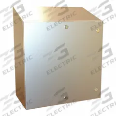 HAMMOND Electrical Enclosure: 304 Stainless Steel, 24 in x 24 in x 12 in, NEMA 12/13/3R/4/4X, Hinged (MPN ST242412SS). Key specifications — Brand: HAMMOND; Closure Method: 1/4-Turn Latch; Enclosure Material: 304 Stainless Steel; Knockouts: Not Included.