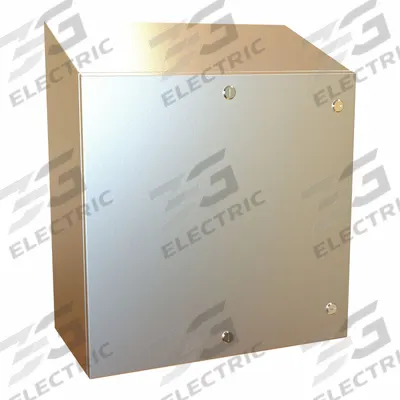 HAMMOND Electrical Enclosure: 304 Stainless Steel, 24 in x 24 in x 12 in, NEMA 12/13/3R/4/4X - Stainless Steel Enclosures