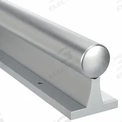 PBC LINEAR Pre-Drilled Linear Shaft Assembly: 1 in Shaft Dia, 24 in Lg, Ceramic Coated, Aluminum (MPN CCR16-024.000). Key specifications — attr111735: PBC LINEAR; attr111741: Ceramic Coated.