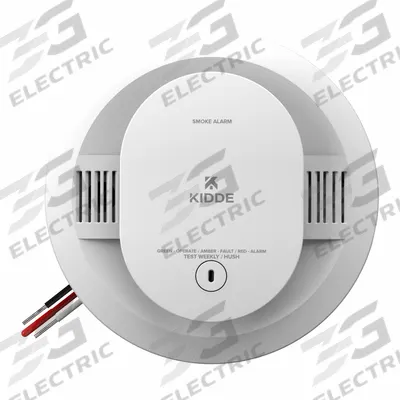 KIDDE Smoke Alarm: Smoke, Hardwired, Battery Backup, Smoke Detector, Photoelectric - Smoke Detectors