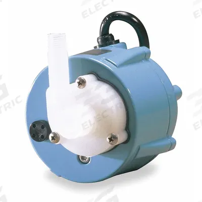 LITTLE GIANT Centrifugal Pump: 115V AC, 7.4 ft Max Head, 1/2 in - Oil-Filled Submersible Centrifugal Pumps