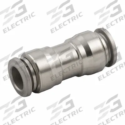 AIGNEP Push To Connect Fitting: 12 mm OD x 10 mm OD Size, Push-to-Connect x Push-to-Connect - Stainless Steel Tube Fittings