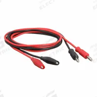 B&K PRECISION Test Leads: CAT II, Black/Red Electrical Current Color, Alligator Clip, Banana Plug (MPN TL 5A). Key specifications — Brand: B&K PRECISION.