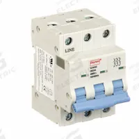 DAYTON IEC Supplementary Protector: 63 A Amps, 7.5kA at 480V AC, Screw Clamp, NDB2-63, 480V AC (MPN 5ZVG5). Key specifications — Terminal Connection: Screw Clamp; Series: NDB2-63; AC Voltage Rating: 480V AC; DC Voltage Rating: Not Rated; Max. AIR Rating: 7.5kA at 480V AC; Brand: DAYTON.