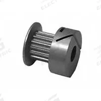 DAYTON Timing Pulley: Modified Curvilinear, Fixed, For GT Timing Belt Section, For 9 mm Belt Wd (MPN 15-2P09M6CA4). Key specifications — Brand: DAYTON; Finish: Clear Anodized; For Belt Series: Powerhouse®.