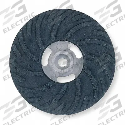 NORTON Fiber Disc Backup Pad: 4 1/2 in Dia, 5/8"-11 Threaded Hole - Air-Cooled Fiber Disc Backing Pads