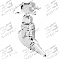 WATERSAVER FAUCET COMPANY Laboratory Gas Valve: Gas Valve, 1 Handles, 1 Outlets, Cross, Brass (MPN L2880). Key specifications — Brand: WATERSAVER FAUCET COMPANY; Inlet Connection Type: NPT; Product Type: Gas Valve; Flow Pattern: Inline.