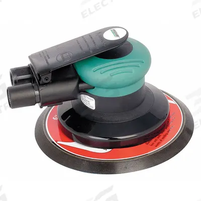 SPEEDAIRE Air Orbital Sander: 6 in Disc, Pressure Sensitive Adhesive, 3/16 in Orbit - Non-Vacuum Random Orbital Sanders