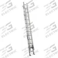 LOUISVILLE LADDER Extension Ladder: 24 ft Ladder Size, Aluminum, 375 lb Load Capacity, 52 lb Wt (MPN AE1224HD). Key specifications — Color: Silver; Brand: LOUISVILLE LADDER; Included Features: Mar-Resistant End Caps; Removable Fly: Fixed.