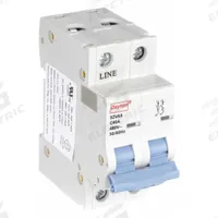 DAYTON IEC Supplementary Protector: 40 A Amps, 7.5kA at 480V AC, Screw Clamp, NDB2-63 C40/2, 480V AC (MPN 5ZVA9). Key specifications — Terminal Connection: Screw Clamp; AC Voltage Rating: 480V AC; Curve Type: C; DC Voltage Rating: Not Rated; Max. AIR Rating: 7.5kA at 480V AC; Series: NDB2-63 C40/2; Brand: DAYTON.