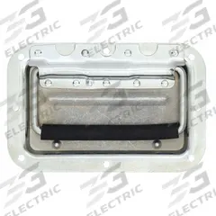 MONROE PMP Recessed Folding Pull Handle: Unthreaded Holes, Steel, Silver, Ring, 6.1 in Overall Lg (MPN PH-0307). Key specifications — Mounting Type: Unthreaded Holes; Brand: MONROE PMP; Color: Silver; Finish: Zinc Plated; Material Family: Steel.