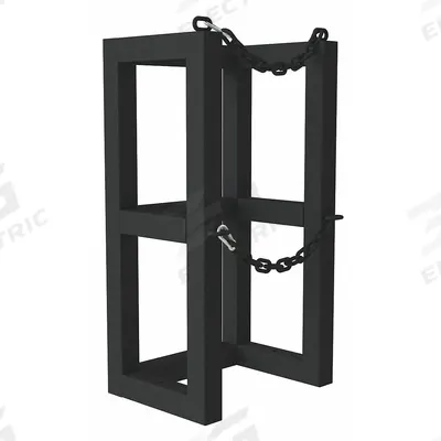 DURHAM MFG Gas Cylinder Rack: Vertical, 16 in x 12 in x 30 in - Vertical Gas Cylinder Racks