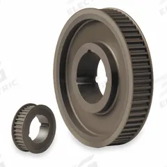 CONTINENTAL Sprocket: Curvilinear, Bushed, For 37 mm Belt Wd, 30 Teeth, 14 mm Pitch, Cast Iron (MPN 30G-14M-37-2012). Key specifications — Brand: CONTINENTAL; Finish: Black Oxide; For Bushing Size: 2012.