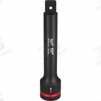 MILWAUKEE Impact Extension: 1 in Input Drive Size, 1 in Output Drive Size, 10 in Overall Lg, Std (MPN 49-66-6713). Key specifications — attr1204876: Locking Not Included; attr1204887: MILWAUKEE; attr1204888: Black Phosphate.