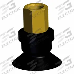 SMC Vacuum Pad: Flat, M5 x 0.8, 16 mm Pad Dia, NBR, Black, 50, 21.5 mm Pad Ht, ZPT (MPN ZPT16UN-B5). Key specifications — attr1019101: ZPT16UN-B5; attr1019103: SMC; attr1019107: 50.