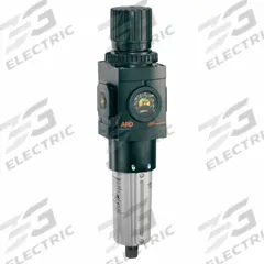 ARO Filter-Regulator: Series 3000 Series, 1 in NPT, 250 scfm, 5 micron, 250 psi, Auto Drain, Nitrile (MPN P39464-614). Key specifications — attr109419: ARO; attr109429: Aluminum; attr109463: Yes; attr109467: Nitrile; attr109468: Series 3000.