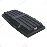 TOUGH GUY Hinged Truck Lid: 60 in L 28 in W 7 7/8 in H, Fits 13.6 cu ft, 0.5 cu yd, Black, MDPE (MPN 21VK32). Key specifications — Lid/Cover Material: MDPE; For Use With Grainger Item Number: 21VK37; Brand: TOUGH GUY; Color: Black.