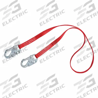 3M PROTECTA Positioning Lanyard: Steel Snap Hook, Steel Snap Hook, 3 ft Lg - Positioning & Restraint Lanyards