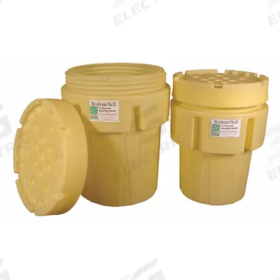 ULTRATECH Drum Lid: For Overpack Drums/Salvage Drums Drum Type, Plastic, Tan, 0582 - Lids for Salvage Drums