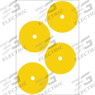 ACCUFORMNMC Gauge Marking Labels: Yellow, Polyester